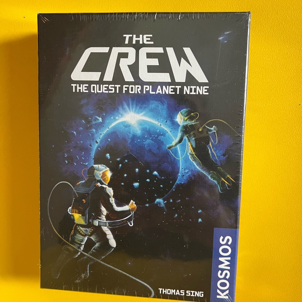 CREW CARD GAME quest for planet nine scientist astronaut mission NEW KOSMOS